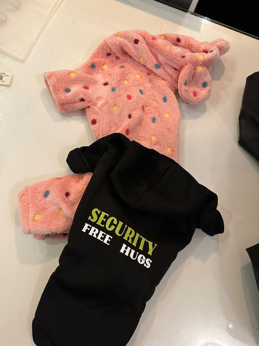 Svört peysa XL security free hugsa