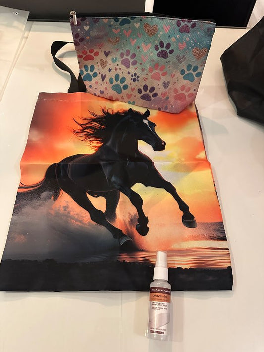 Litríkt veski með loppum