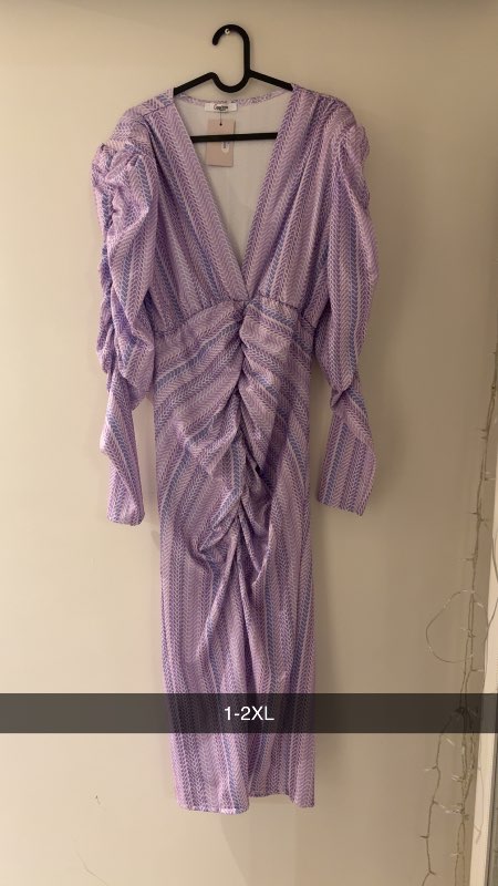 Fjólublár Factori kjóll