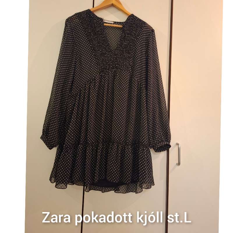 Pokadot kjóll Zara