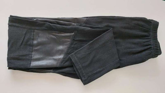 Leggings svartar m.glans