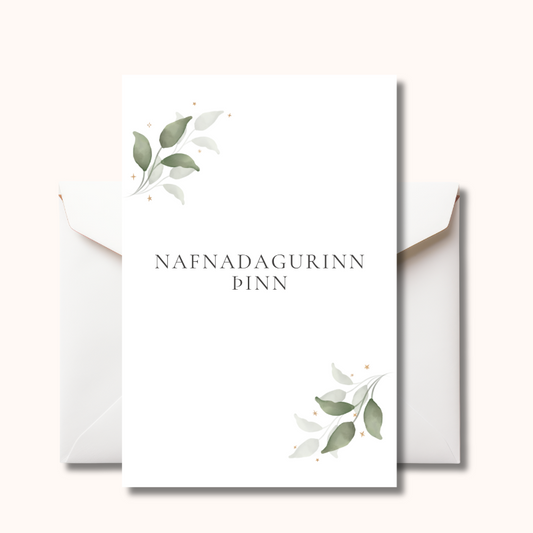 Kort - Nafnadagurinn þinn