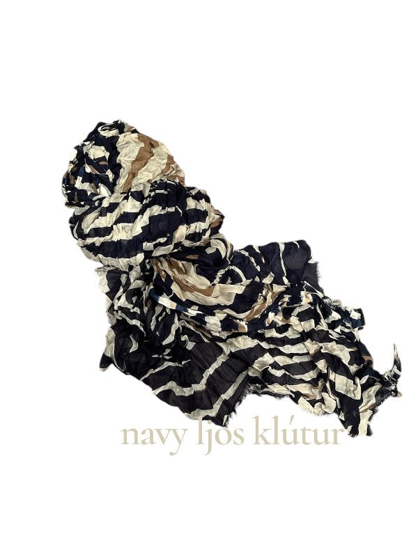 NavyLjós klútur