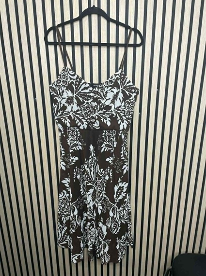 VERO MODA brúnn kjóll