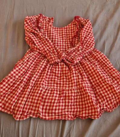 Rauður kjóll Lindex