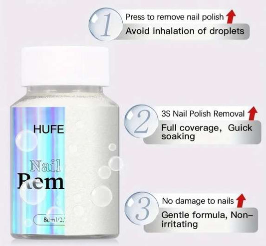 Removes fake nails