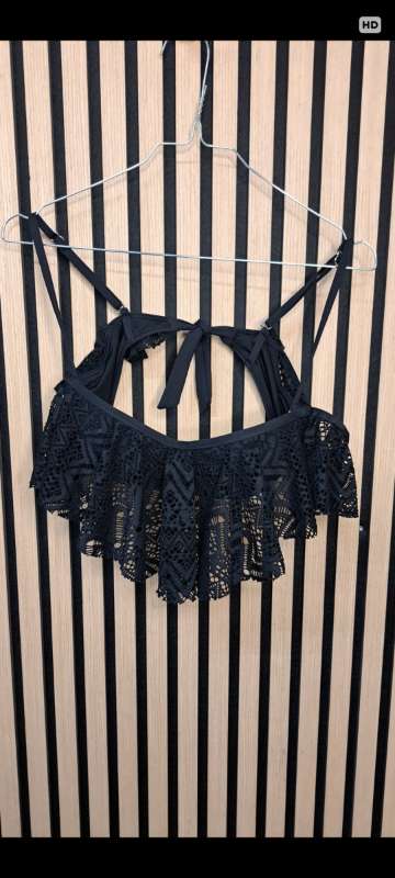 Toppur sv blúndu Rae