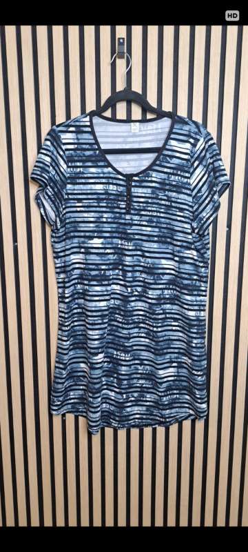 Kjóll sv rönd ZIK ZAK