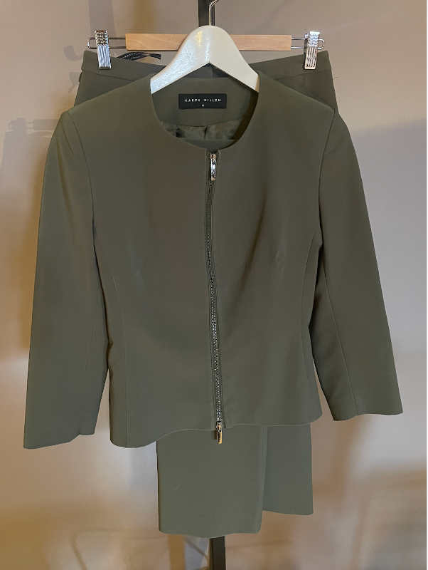Karen Millen 3pc drakt (jakki, pils & buxur)