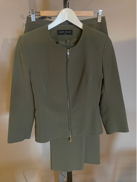 Karen Millen 3pc drakt (jakki, pils & buxur)
