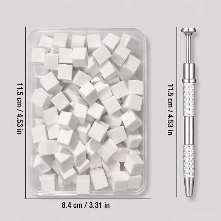 Nail Art Sponge+Grip penni