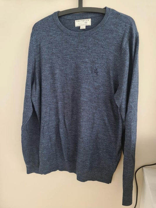F&F blá peysa