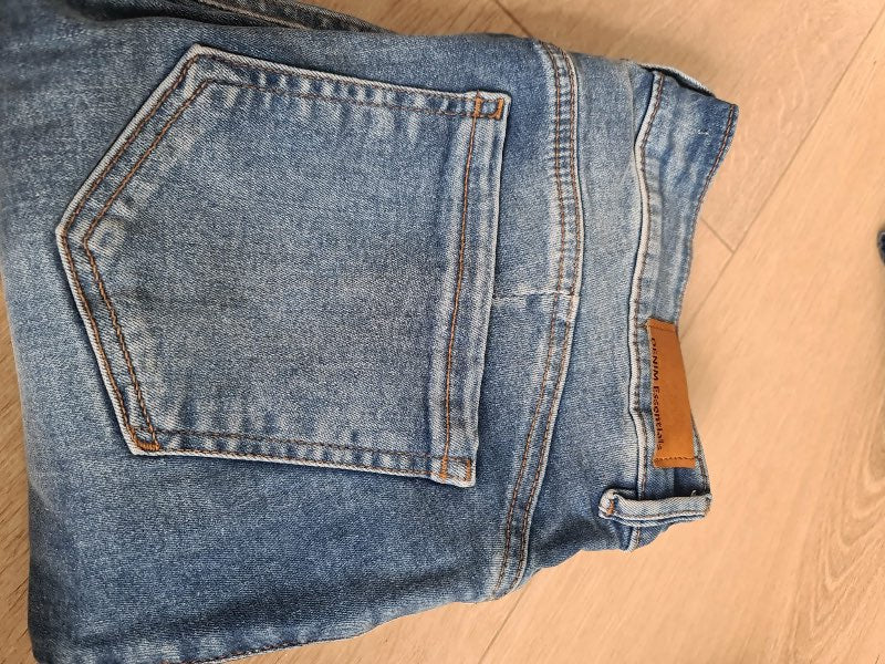 Denim gallabuxur