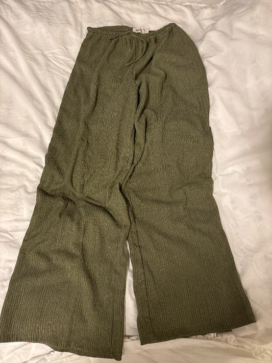 Pull&Bear grænar buxur