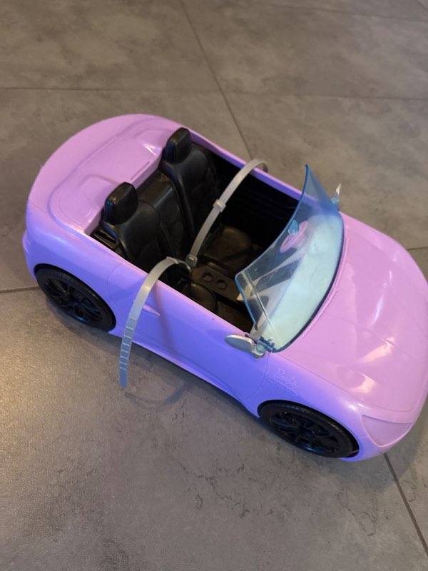 Barbie bíll fjólublár