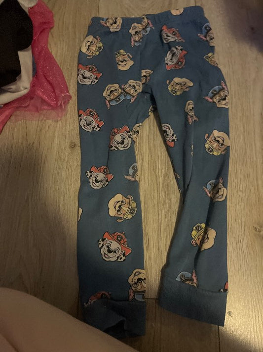 Bláar hvolpasveita buxur