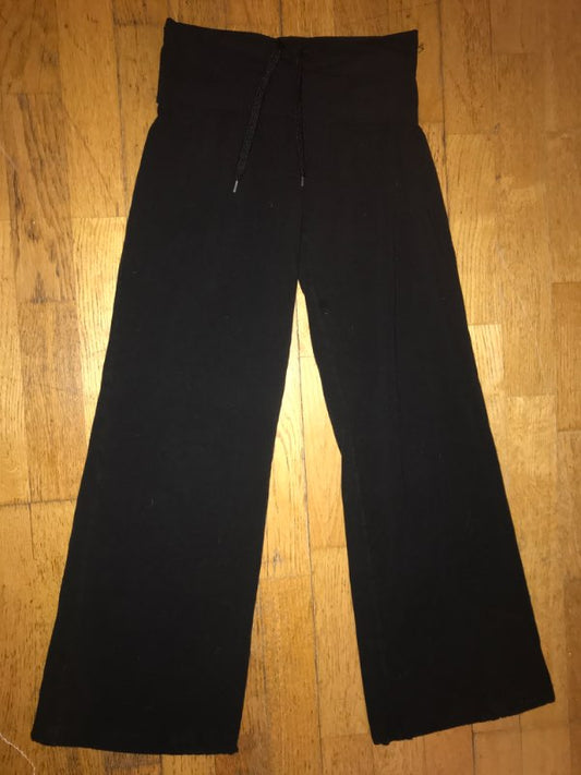 Foldover yoga pants