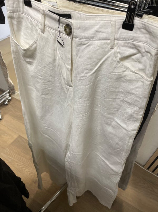Zara buxur hvitar
