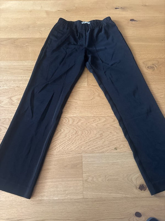 Svartar Hoys buxur frá samsøe