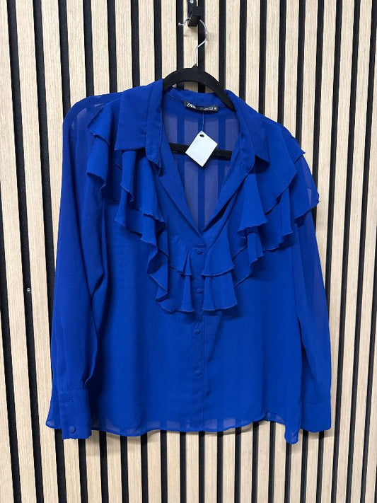Zara bla skyrta