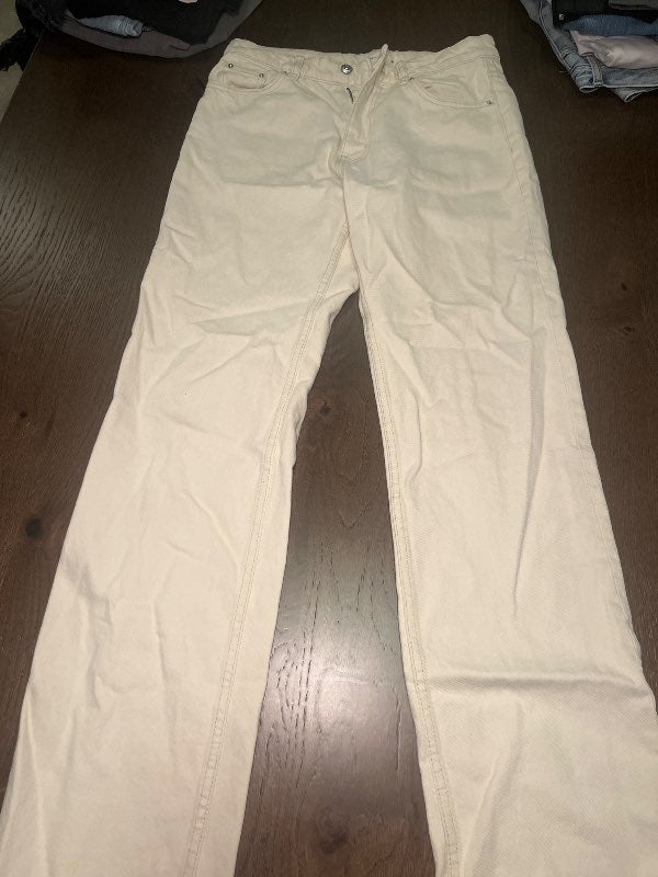 GinaTricot ljósar gallabuxur