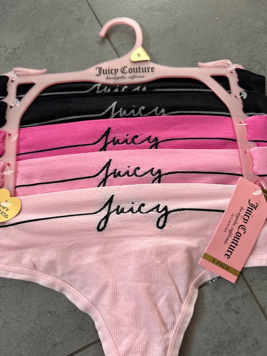 Juicy Couture 5 stk nærbuxur