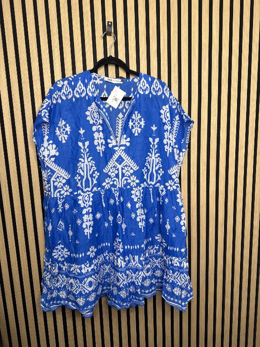 H&M blue dress short