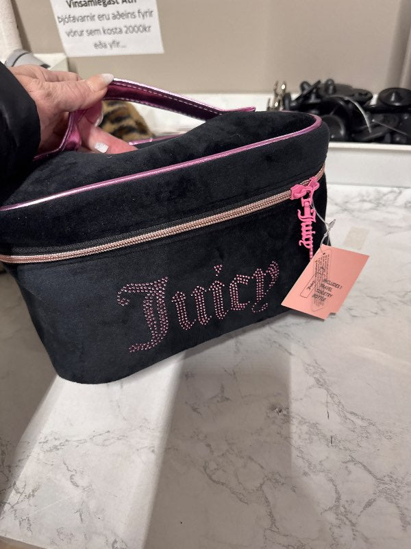 Juicy Cuture snyrtitaska svört