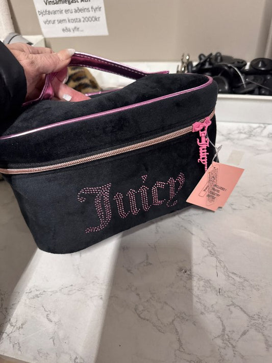 Juicy Cuture snyrtitaska svört