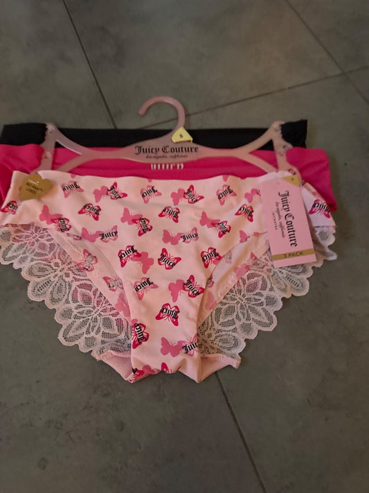 Juicy Couture 3 stk nærbuxur