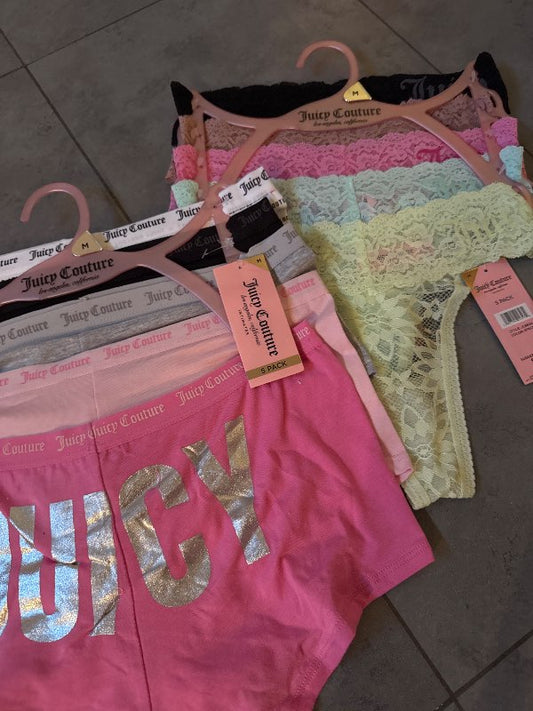 Juicy Couture 5 stk nærbuxur