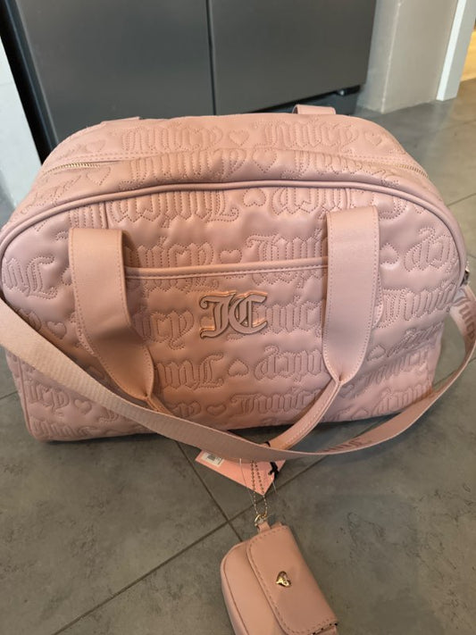Juicy Couture taska bleik stór