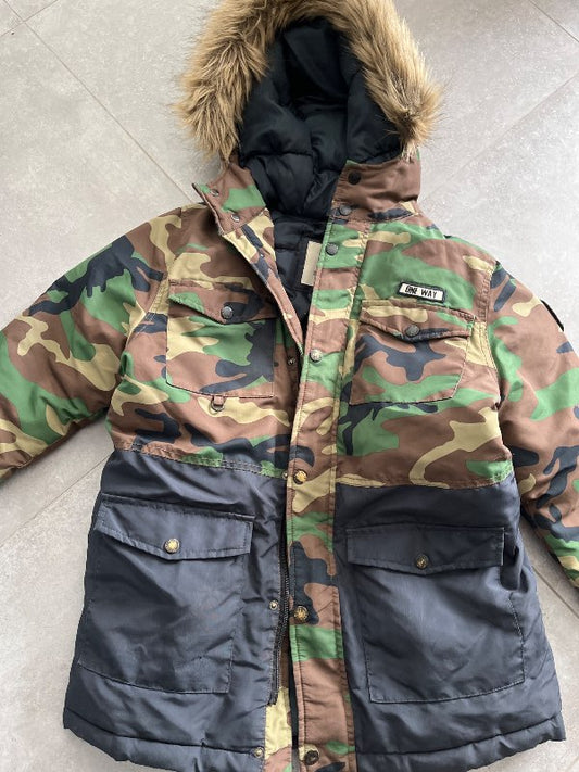 Úlpa græn camo