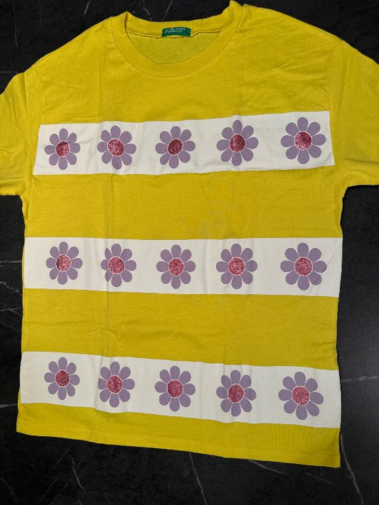 Benetton gulur Tshirt