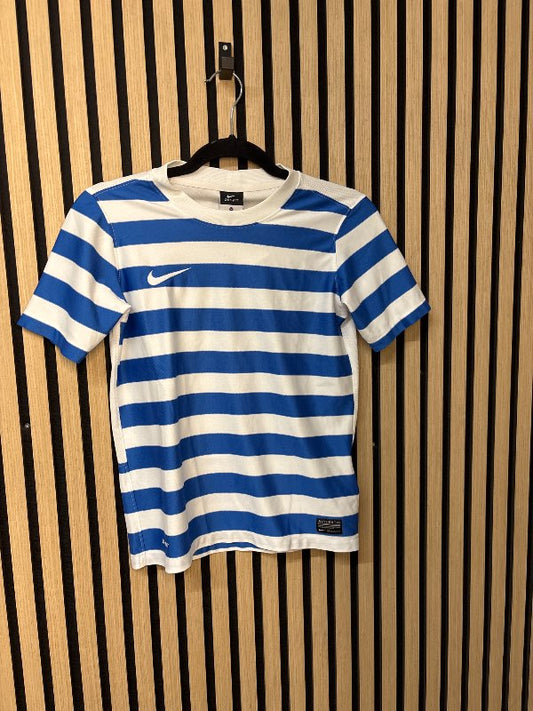Nike röndóttur blár/hvítur