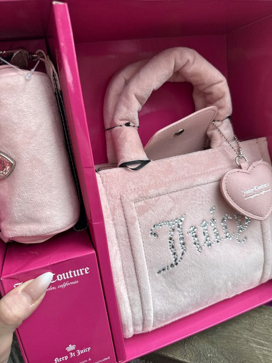 Juicy Couture bleik taska