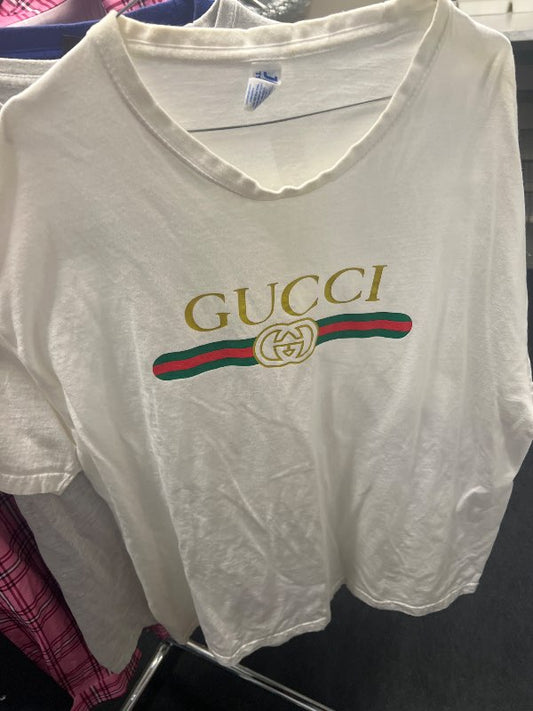 Gucci stuttermabolir hvítur