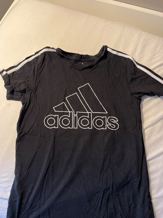 Stuttermabolur Adidas svartur