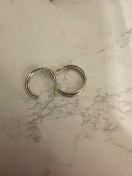 Silvur hoops
