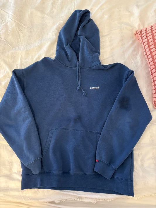 Levis blá hettupeysa