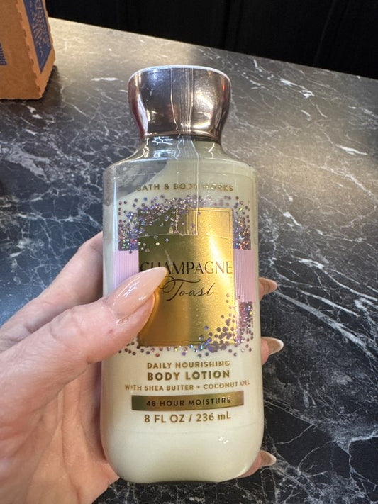 Champagne toast bodylotion