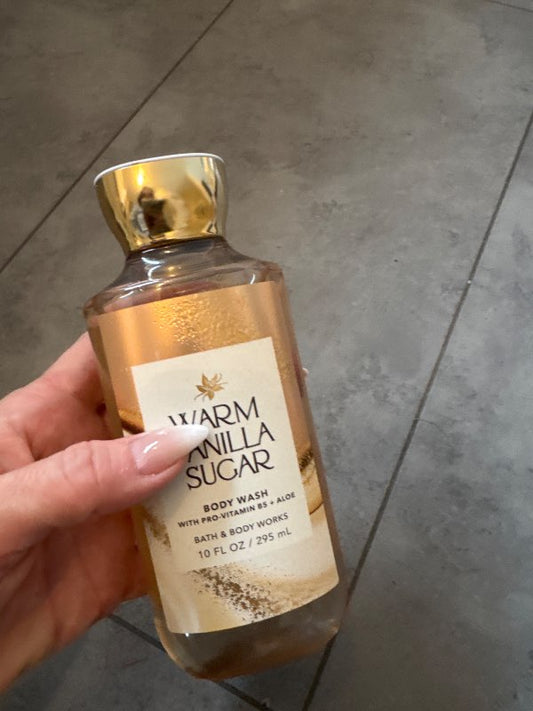 Warm vanilla sturtusápa