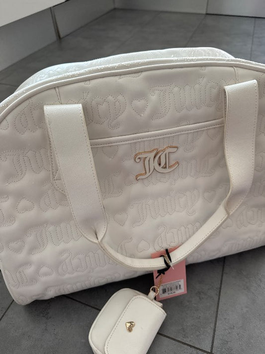 Juicy Couture taska hvít stór