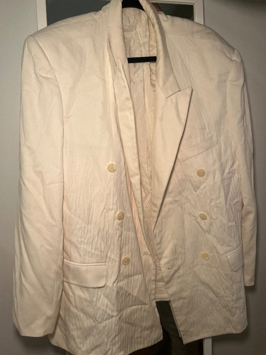 Kremaður blazer