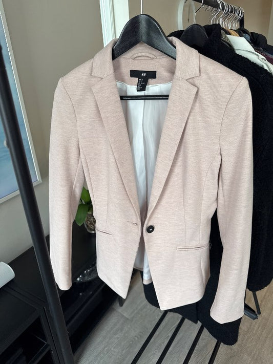 Blazer bleikur Hm