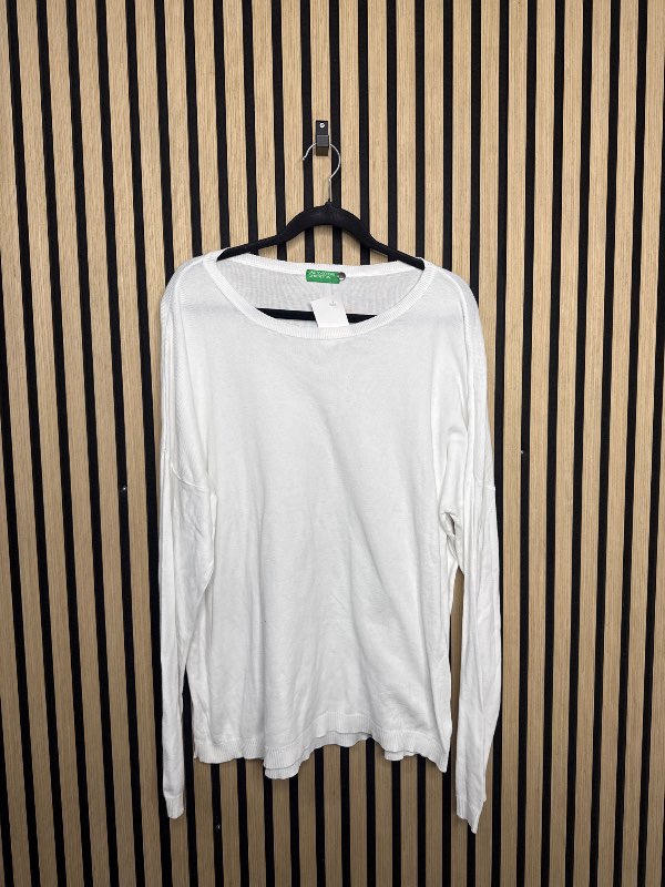 Benetton white sweater