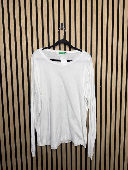 Benetton white sweater