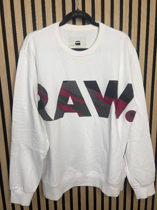 G-STAR RAW peysa Hvít