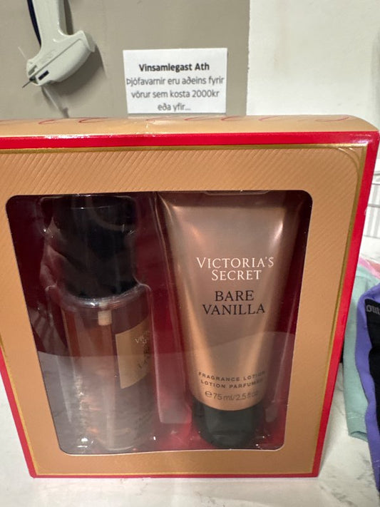 Vanilla sprey og bodylotion kassi