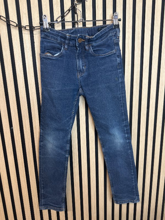 Denim gallabuxur